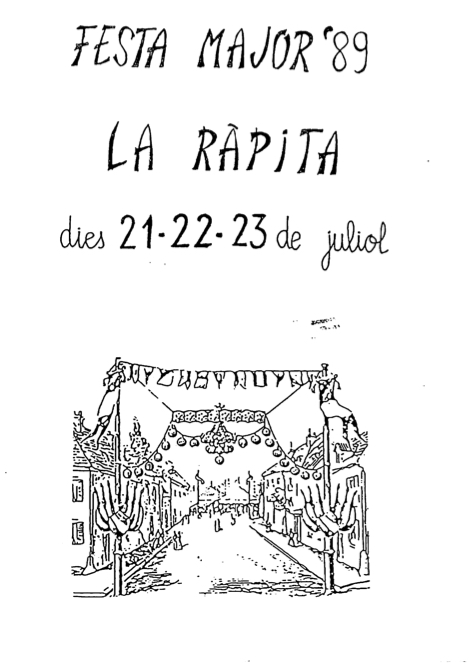 Festa Major de la Ràpita 1989