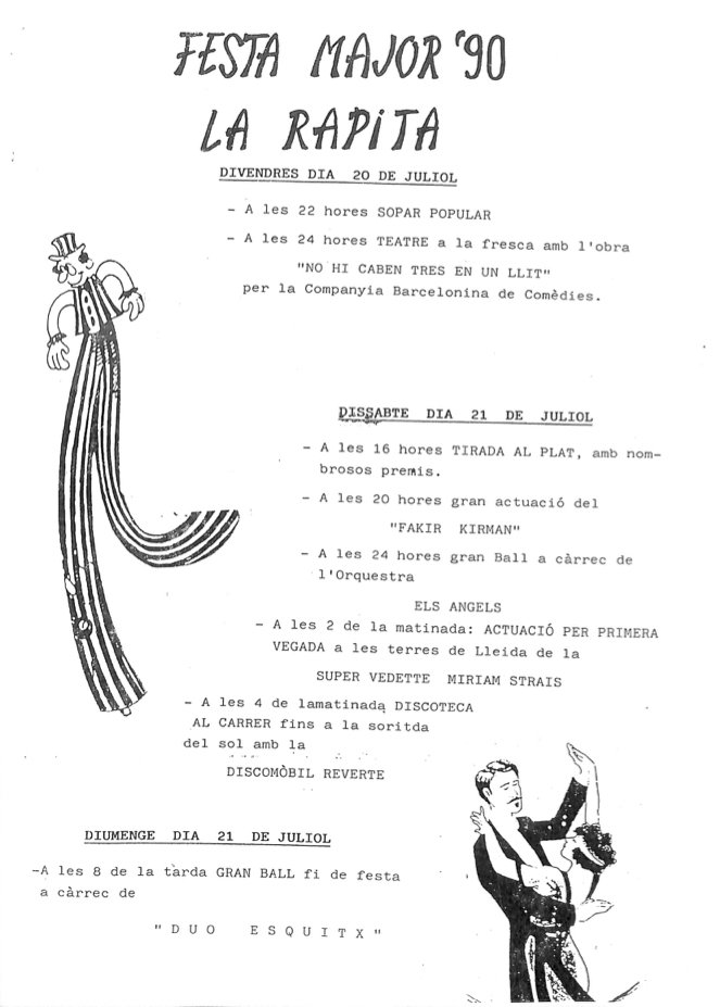Festa Major de la Ràpita 1990