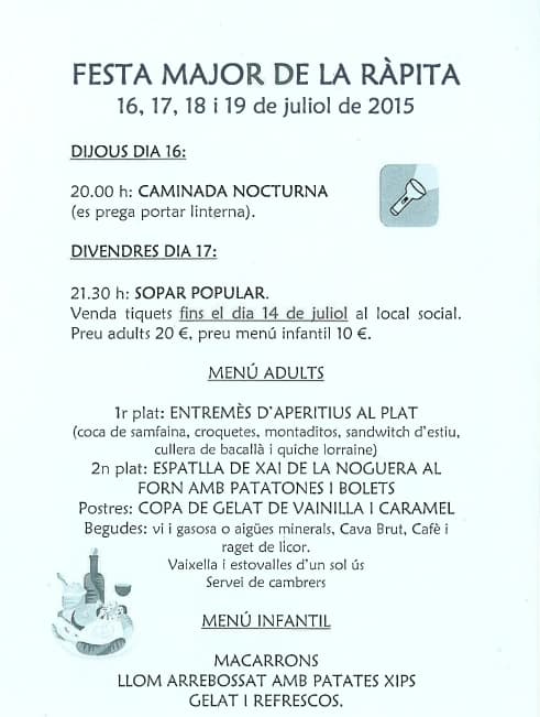 Festa Major de la Ràpita 2015