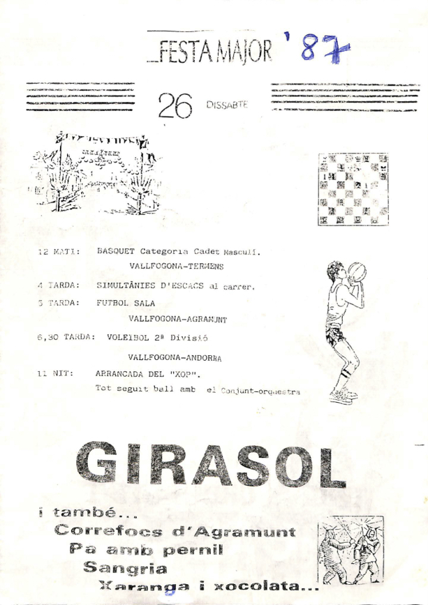 Festa Major Sant Miquel 1987