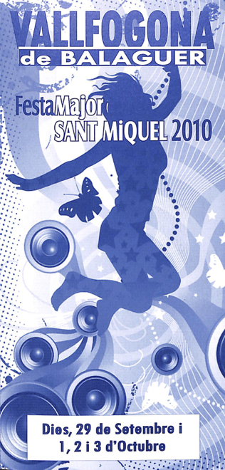Programa Festa Major Sant Miquel 2010