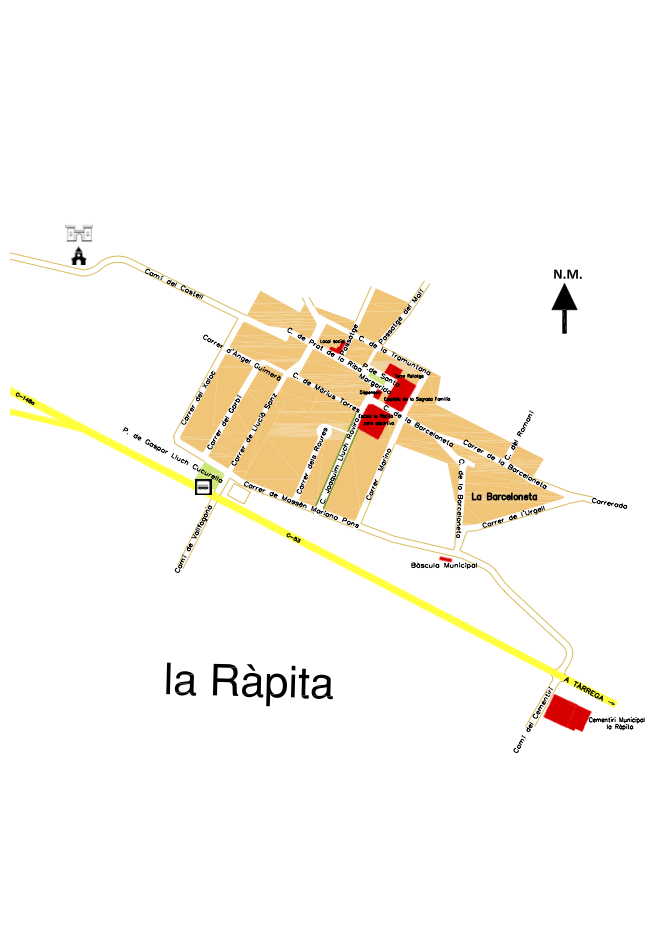 Plànol de la Ràpita