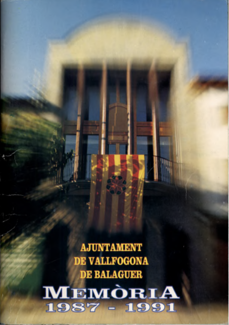 Memòria municpal 1987 - 1991