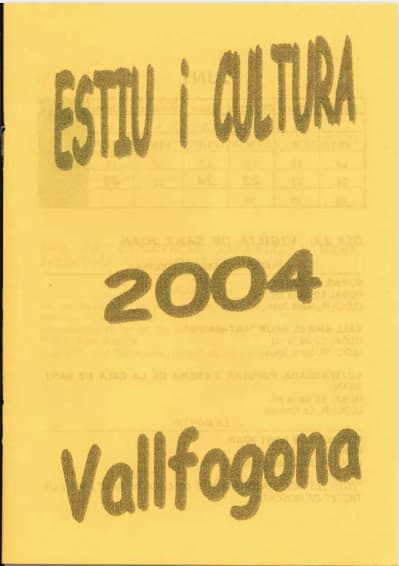 Estiu i Cultura 2004