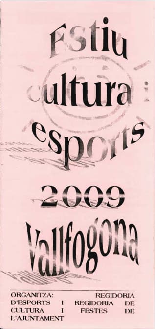 Estiu, Cultura i Esports 2009