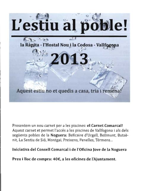 L'estiu al poble 2013