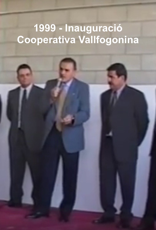 1999 - Innauguració de les instal·lacions de la cooperativa Vallfogonina